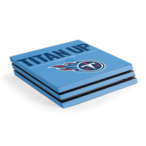 NFL Tennessee Titans Team Motto PS4 Pro Console Skin